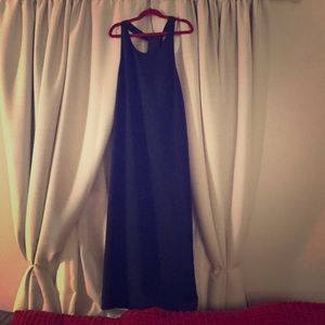 Navy Banana Republic Hi-Lo dress